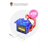 10'Lu Paket Sg90 Servo Motor - Okul Ve Sınıflar İçin Meb Uyumlu