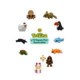 10'lu set ayı kedi koyun köpek balığı hindi tırtıl tilki timsah