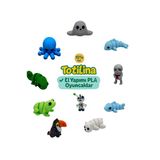 10'lu set fok yunus iskelet köpek balığı ayı voodoo tukan kuşu