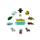 10'lu set yarasa arı fare ejderha inek ayı unicorn köpek balığı