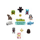 10'lu set yarasa ayı penguen köpek balığı baykuş iskelet ayı