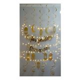 10'lu Tavan Süs ve Hoşgeldin Ramazan Bannner ve Led ışık Ramazan Ayı Süsleme Seti-