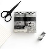10’lu Washi Bant Seti – Dekoratif, Renkli ve Desenli Bantlar | Hobi, Bullet Journal, Scrapbook Kullanımı İçin - M1