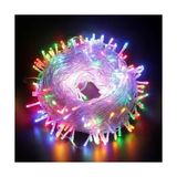 10M 100 LED Boncuk Lamba Rgb Işık Şeffaf Kablo Midastech - Renkli