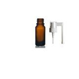10ML Kahverengi Ağız Spreyi Başlıklı Cam Şişe, Ağız Spreyi Şiesi, Cam Şişe, 12 Adet, Medikal Şişe
