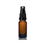 10ML Kahverengi Cam, Siyah Sprey Başlıklı Şişe, 24 Adet, Cam Şişe, Sprey Şişesi, Ecza Şişesi, Dropper Şişe, Medikal Şişe