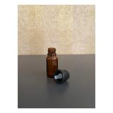 10ML Kahvrengi Şişe, Içten Damlalıklı Kapak, 24 Adet Siyah Damlatmalı Kapak, Esans Şişesi, Boş Şişe, Aroma Şişesi