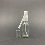 10ML Şeffaf Cam Şişe, Ağız Spreyli Şişe, 12 Adet, Oral Sprey, Ecza Şişesi, Boş Cam Şişe