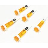 10MM Sarı Sinyal Lambası Vidalı Soketli (5 Adet)