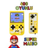10Numara Nostalji Oyunlu Mini Atari Gameboy & Gamebox Oyun Konsolu Siyah Gameboy 400 Oyunlu