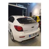 10oto Chevrolet Cruze Hb Hatchback İçin Piano black Anatomik üniversal spoiler 120cm Elastik bagaj üstü çı