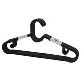 10PCS PLASTİK - ANTRASİT GRİ ELBİSE ASKISI (4604)