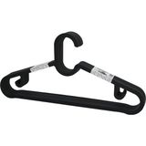 10PCS Plastik - Antrasit Gri Elbise Askısı (5286) - Siyah