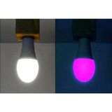 10W + 1W LED Ampul -- Beyaz Renk 10W + 1W Pembe Gece Lambası Ampul Beyaz + Pembe 2 Renk LED Ampul Be