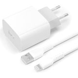 10W Şarj Adaptörü Aleti Iphone 11,12,13 Uyumlu(Hızlı Şarj Desteği + Oto Şarj Kesme + Mfı Sertifikalı - Beyaz