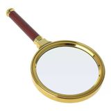 10X 110Mm El Büyüteç Yapay Maun Ağacı Sap Hd Cam Lens