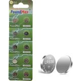10X Ag9 (LR45, LR936, 394) 1.5V - Poundmax Alkalin Düğme Piller | 1x 10'lu Paket - 10 Adet