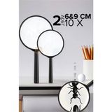 10X Büyüteç 6 ve 9 cm 2 Li Set - Renkli