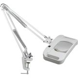 10X LED Akrobat Büyüteç 2X15W 170X113 mm 10 Diopter Mercek LT-86G - Çok Renkli - Düz - Standart