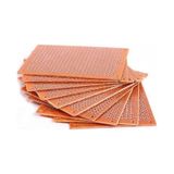 10x10 Delikli Bakır Plaket 100x100mm