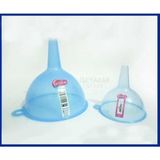 10X10CM Kaliteli Plastik Geniş Hazneli Huni - Beyaz