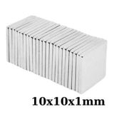 10x10x1mm Neodyum Güçlü Mıknatıs - Neodim Magnet