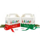 10x14 cm Premium Kalite Yılbaşı Hediye Kutusu 2’li Set | Advent Calender ve Yılbaşı Hediyeleri İçin Uygun
