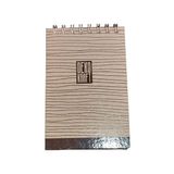 10X15 CM A6 ÇİZGİSİZ 80 YAPRAK KARTON SERT KAPAK TELLİ DEFTER 60 GR KREM RENK KAĞIT