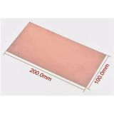 10X20 Cm Çift Yüzlü Bakır Plaket Pcb Prototip Baskı Devre Kartı 100X200 Mm Elektronik Proje Uygulama Cnc Kazıma Ve Asit İle Yol Çıkarma