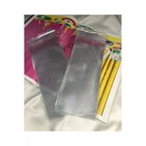10X25 Cm (Kapak Payı Dahil) Yapışkanlı Jelatin Poşet Bantlı Şeffaf Opp Torba Paket - (50 Adet)