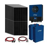 10X600w Topcon Güneş Paneli 11Kva İnverter 2X51.2v 100Ah Lityum Bataryalı Hazır Solar Enerji Paketi