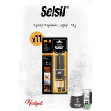 11 Adet Selsil Epoksi Yapıştırıcı Şeffaf, Rosıe - 28 g - şırınga