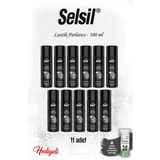 11 Adet Selsil Lastik Parlatıcı 500 Ml, Rosıe - yok - Şeffaf