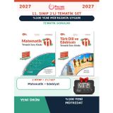 11.Sınıf 2027 MATEMATİK-TÜRK DİLİ EDEBİYAT 2 KİTAP %100 Yeni Müfredat Tematik Soru Bankası Set(Yeni Ürün)+Kronometre