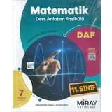 11.Sınıf Matematik DAF Ders Anlatım Fasikülü Miray Yayınları