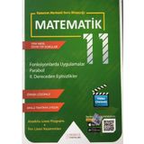 11. Sınıf Matematik Fonksiyonlarda Uygulamalar Parabol 2. Dereceden Eşitsizlikler Kazanım Merkezli Soru Kitapçığı-Sonuç Yayınları