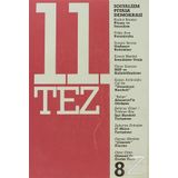 11. Tez Kitap Dizisi Sayı: 8 Sosyalizm Piyasa Demokrasi