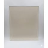 11 x 15 Yüksek Isıya Dayanıklı Şömine Kuzine Soba Camı 4 mm - Seramik Cam (Bal Rengi, Şeffaf)