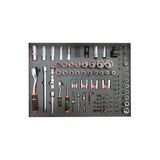 110 Parça Evalı Lokma Seti Cırcır Kolu Takım Arabası İçerik 48,5 X 35,5 Cm