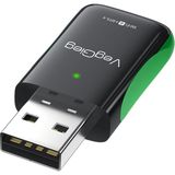 1100 Mbps Dual Band Wi-Fi 6 Alıcı ve Bluetooth 5.4 Adaptör Mini USB Dongle