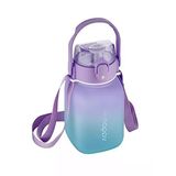 1100Ml Çocuk Motivasyon Matarası, Askılı Ve Eğlenceli