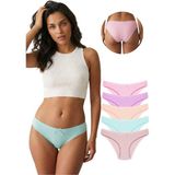 1101 Bikini Kadın T. Dantelli Külot Paketi - Lila
