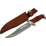 111 Rambo Bıçağı 32 cm - Ahşap Metal Saplı, Perçinli - Renkli