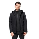 1115311-6000 TAUBENBERG 3IN1 JKT M Siyah Erkek Waterproof Termal Zip Ceket
