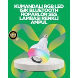 111641856 Bluetooth Hoparlörlü Led Ampul 12W Enerji Tasarruflu Diğer