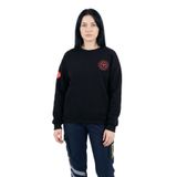112 Acil Sağlık Sweatshirt Üç İplik Şardonlu Kanguru Cep Siyah Unisex, Siyah, 2XL