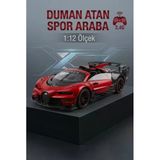 1:12 Ölçek 8 Fonksiyonlu Bugetti Chiron Tasarımlı Duman Efektli Uzaktan Kumandalı Yarış Arabası