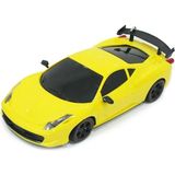 1:12 Super Car Uzaktan Kumandalı Araba Pilli Full Fonksiyon Yarış Arabası - Sarı