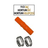 11/2'İnç Hortum Eki Ve 2 Adet Kelepçe