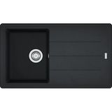 114.0655.971-Franke Basis Bfg 611 Nero Granit Eviye